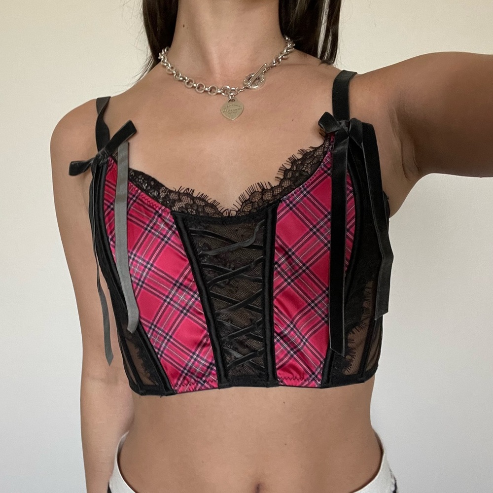 Victoria Secret Dream Angels Unlined
Lace Up Corset Top